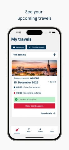 Norwegian Travel Assistant для iOS — скриншот 1