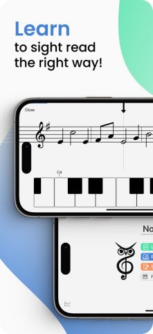 Notevision — Sight Reading для iOS — скриншот 1