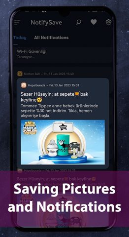 Notify — Последние сообщения для Android — скриншот 1