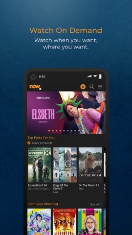 Now TV: Sports, News, Ent. для Android — скриншот 5