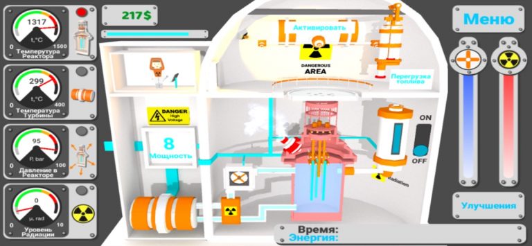 Nuclear inc 2 — Симулятор АЭС для iOS — скриншот 1