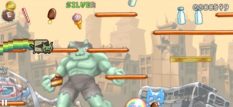 Nyan Cat: Lost In Space для iOS — скриншот 5