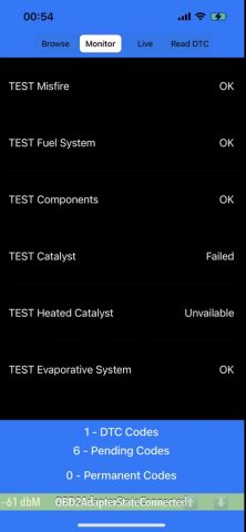 OBDII Scanner ELM327 OBD2 для iOS — скриншот 2