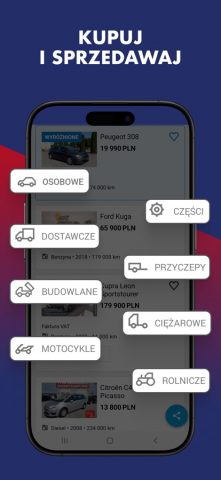 OTOMOTO.pl: Car Marketplace для iOS — скриншот 2