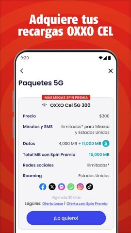 OXXO CEL для Android — скриншот 3