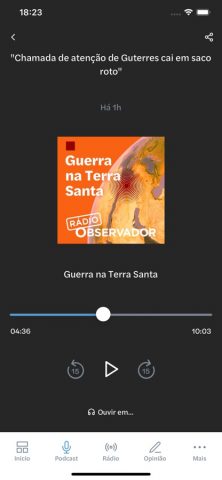 Observador для iOS — скриншот 4