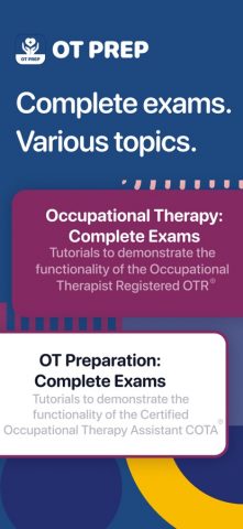 Occupational Therapy Test Prep для iOS — скриншот 1