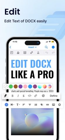 Office Word:Edit Word Document для iOS — скриншот 4