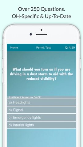 Ohio BMV Driving Test для iOS — скриншот 1