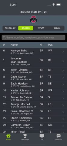 Ohio State Football для iOS — скриншот 2