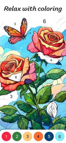 Oil Painting Color by Numbers для iOS — скриншот 1