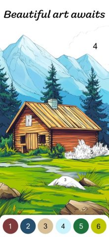 Oil Painting Color by Numbers для iOS — скриншот 2