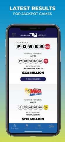 Oklahoma Lottery для iOS — скриншот 2