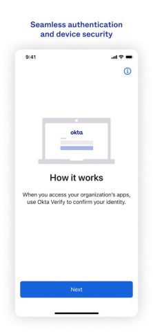 Okta Verify — скриншот 1