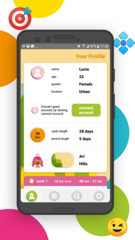 Oky  Period Tracker App для Android — скриншот 5