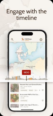OldMapsOnline — History & Maps для Android — скриншот 3