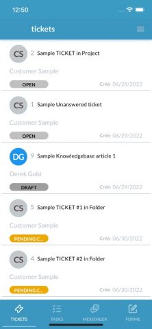 OneDesk для iOS — скриншот 2