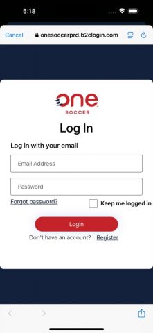 OneSoccer для iOS — скриншот 1