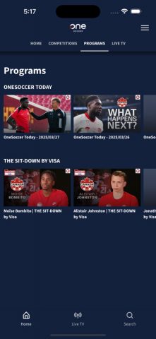 OneSoccer для iOS — скриншот 4