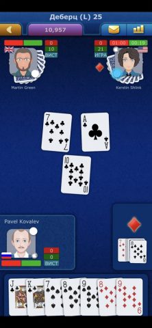 Онлайн Деберц LiveGames для iOS — скриншот 1