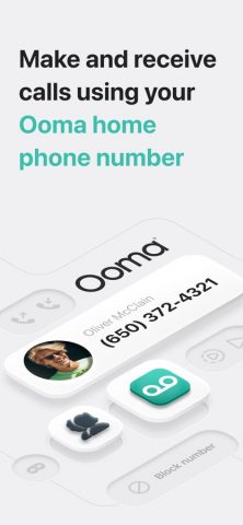 Ooma Home Phone для iOS — скриншот 1
