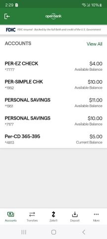 Open Bank Mobile для Android — скриншот 2