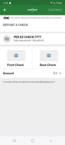 Open Bank Mobile для Android — скриншот 3