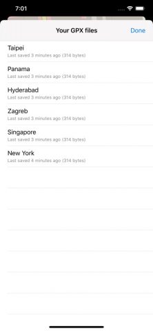 Open GPX Tracker для iOS — скриншот 2