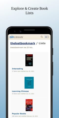 Open Library для Android — скриншот 4