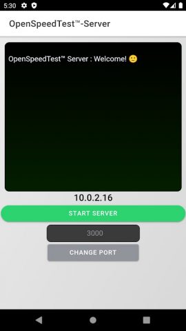 OpenSpeedTest-Server для Android — скриншот 3