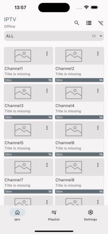 OttPlayertv для iOS — скриншот 5