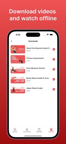 Over Fifty Fitness для iOS — скриншот 2