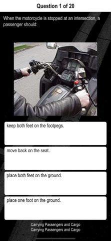 PA Motorcycle Practice Test для iOS — скриншот 2