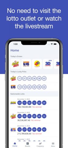 PCSO Lotto Results для iOS — скриншот 1