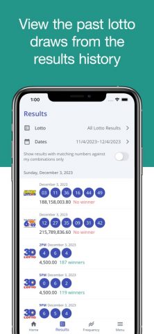 PCSO Lotto Results для iOS — скриншот 2