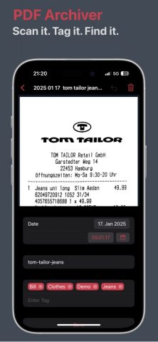 PDF Archiver для iOS — скриншот 1