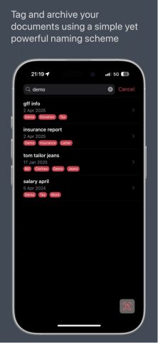 PDF Archiver для iOS — скриншот 2