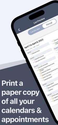 PDF Calendar — Print & Share для iOS — скриншот 2