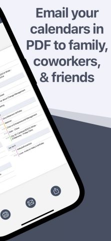 PDF Calendar — Print & Share для iOS — скриншот 3