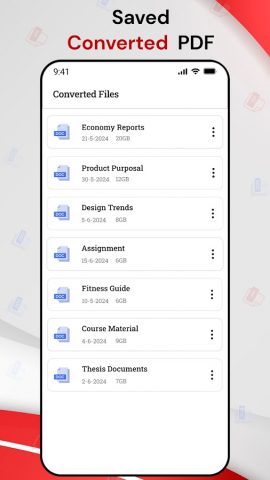 PDF to Word Converter App для Android — скриншот 2
