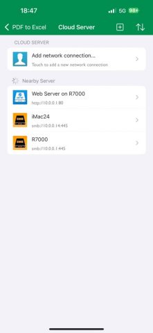 PDF в Excel для iOS — скриншот 5