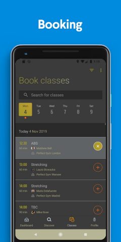 PGym для Android — скриншот 2