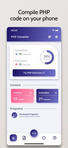 PHP Compiler — Run .php Code — скриншот 1