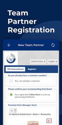 PM-International для Android — скриншот 4