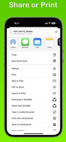 PNG to PDF для iOS — скриншот 2