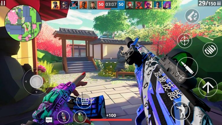 POLYWAR: PvP FPS онлайн шутеры для Android — скриншот 1