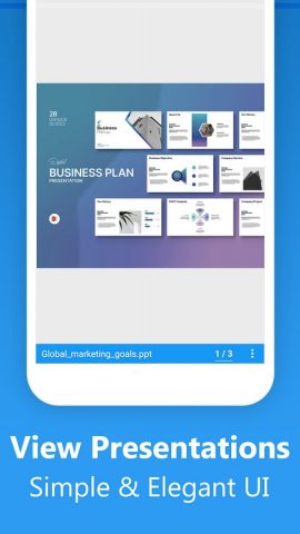 PPT Reader: PPTX Slides Viewer для Android — скриншот 3