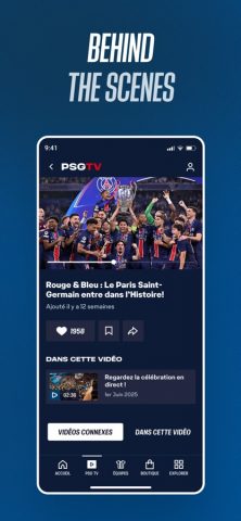 PSG Official для iOS — скриншот 4