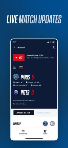 PSG Official для iOS — скриншот 5