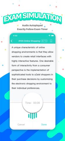 PTE Exam Practice — APEUni для iOS — скриншот 2